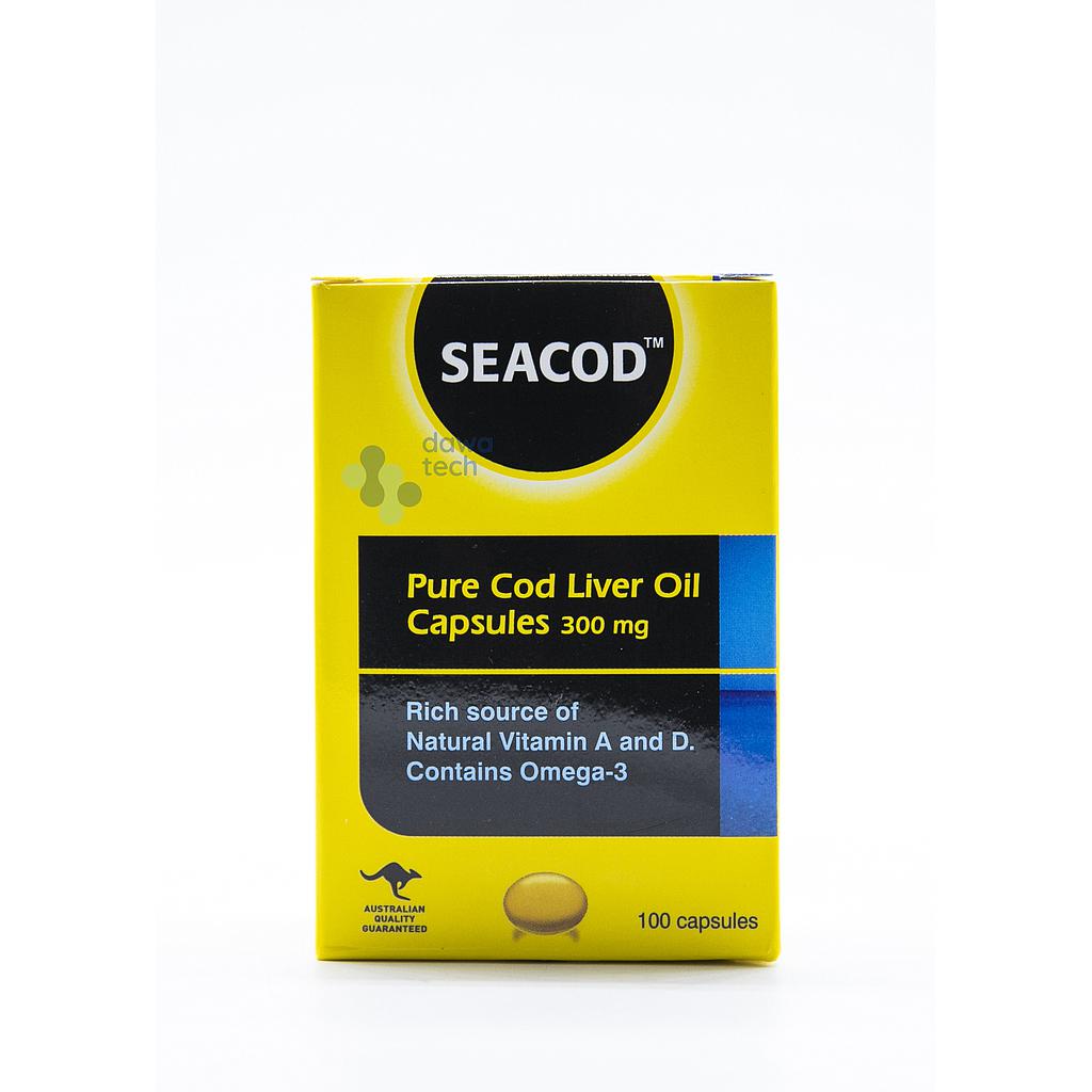 SEACOD COD LIVER OIL 300MG 100CAP